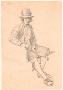 Jeune homme assis de Dalarna