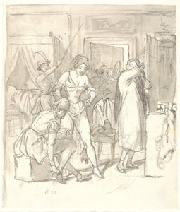 Les sœurs se préparant pour le carnaval - Wilhelm Marstrand