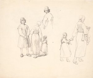 Étude de gens de Dalar - Wilhelm Marstrand