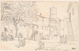 La Place à Nemi