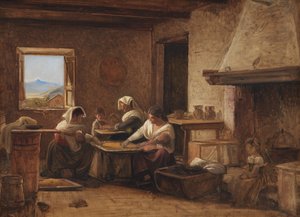 Femmes travaillant dans la cuisine d