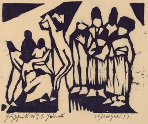 Crucifixion I - Wilhelm Morgner