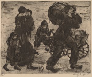 Famille de réfugiés - Wilhelm Oesterle