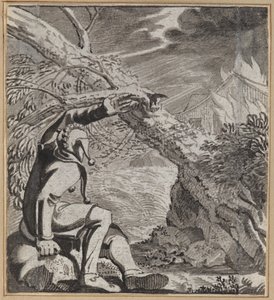 Le Fou en colère contre les punitions de Dieu - Wilhelm Stettler