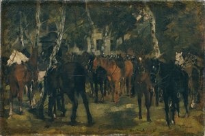 Cuirassiers désarçonnés - Wilhelm Trübner