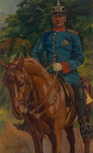 Portrait équestre - Wilhelm Trübner