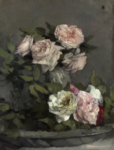 Nature morte aux roses