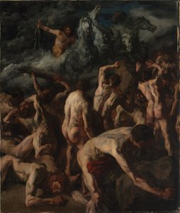 Combat des Titans - Wilhelm Trübner