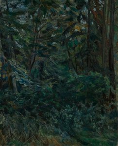 Intérieur de forêt - Wilhelm Trübner