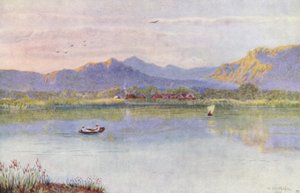 Au bord du lac, en direction de Constantia