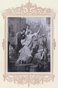 Clarchen, Egmont (lithographie) - Wilhelm von (after) Kaulbach