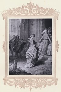 Gretchen, Kirchgang - Wilhelm von (after) Kaulbach