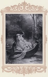 Ottilie, Affinités électives - Wilhelm von (after) Kaulbach