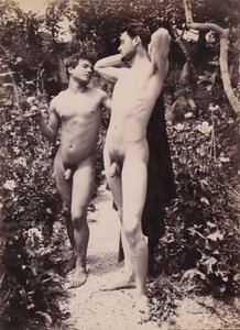 Étude de deux nus masculins, c.1900