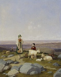 À la Gaisalm - Wilhelm von Kobell
