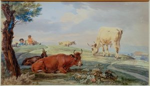 Paysage de pâturage de la Haute-Bavière - Wilhelm von Kobell