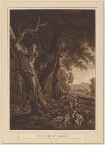 Chênes anciens dans un paysage - Wilhelm von Kobell, after Jan Wijnants
