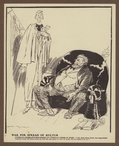 Guerre pour la Propagation de la Kultur (lithographie) - Will Dyson