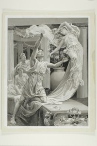 Et les bras de Lycius étaient vides de joie
