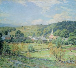 Matin de septembre, Plainfield, New Hampshire - Willard Leroy Metcalf