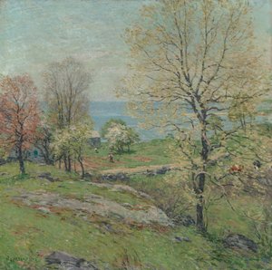 Le chêne bourgeonnant, 1916 - Willard Leroy Metcalf