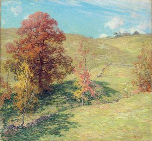 Le Chêne rouge - Willard Leroy Metcalf