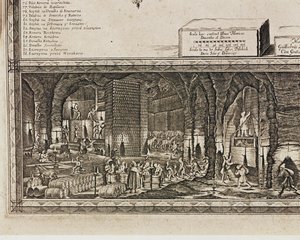 Les mines de sel de Wieliczka, près de Cracovie, produisaient environ un tiers des revenus des rois polonais ... (gravure)