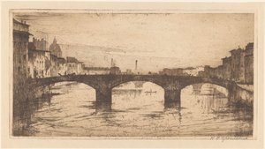 Florence - Willem Adrianus Grondhout (signed by artist)