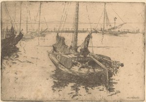 Bateaux dans le port de Volendam