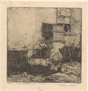 Pompe à eau près d