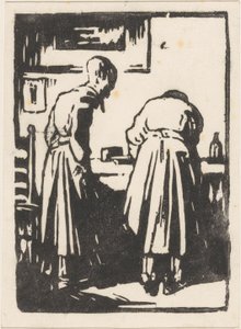 Deux femmes dans un atelier