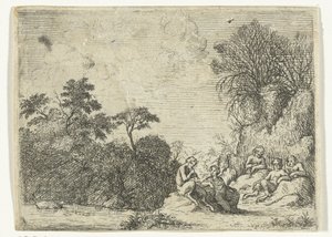 Satyre jouant de la flûte - Willem Basse