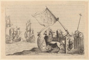 Les Lions Protégeant le Jardin des Provinces-Unies, 1634 - Willem Basse