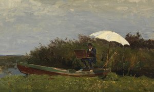 Paul Gabriël travaille dans un bateau. 1882 - Willem Bastiaan Tholen