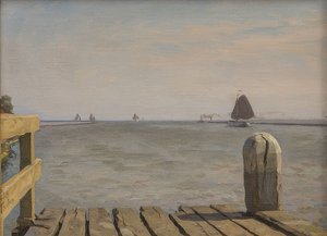 Jetée à Enkhuizen. 1918 - Willem Bastiaan Tholen
