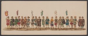 Défilé de Delft de 1862, cinquième groupe - Willem Bernardus IJzerdraat