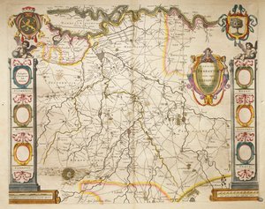 Brabant, extrait de Theatrum Orbis Terrarum par Willem Bleau, Amsterdam - Willem Blaeu