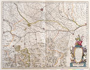 Villes de : Pavie, Lodi, Novara, Tortona, Italie "Theatrum Orbis Terrarum, sive Atlas Novus" de Willem Blaeu, Amsterdam - Willem Blaeu