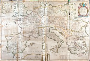 Europe et Asie occidentale, dans "Theatrum Orbis Terrarum, sive Atlas Novus" de Willem Blaeu, Amsterdam - Willem Blaeu