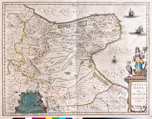 Foggia, Italie, dans "Theatrum Orbis Terrarum, sive Atlas Novus" de Willem Blaeu, Amsterdam - Willem Blaeu