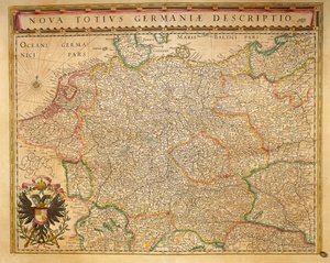 Hodierna Germany du Theatrum Orbis Terrarum - Willem Blaeu
