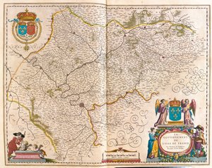 Isle de France, dans "Theatrum Orbis Terrarum, sive Atlas Novus" de Willem Blaeu, Amsterdam - Willem Blaeu