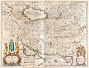 Empire perse, dans "Theatrum Orbis Terrarum, sive Atlas Novus" de Willem Blaeu, Amsterdam