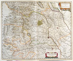 Piémont, Italie, dans "Theatrum Orbis Terrarum, sive Atlas Novus" de Willem Blaeu, Amsterdam - Willem Blaeu