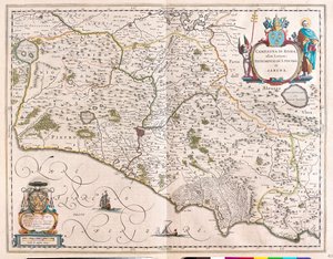 Rome, Italie, dans "Theatrum Orbis Terrarum, sive Atlas Novus" de Willem Blaeu, Amsterdam - Willem Blaeu