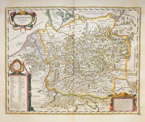 Veteris Germany du Theatrum Orbis Terrarum - Willem Blaeu