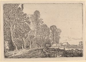 Route au bord de la forêt - Willem Buytewech