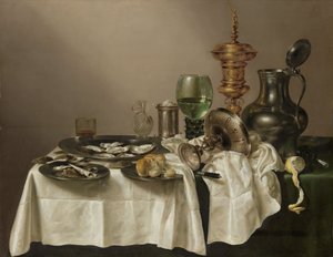 Nature morte avec coupe dorée, 1635