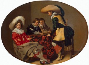 Joueurs de tric-trac, vers 1630