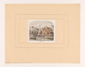 Herengracht avec la Maison Bartolotti à Amsterdam - Willem Hekking jr.